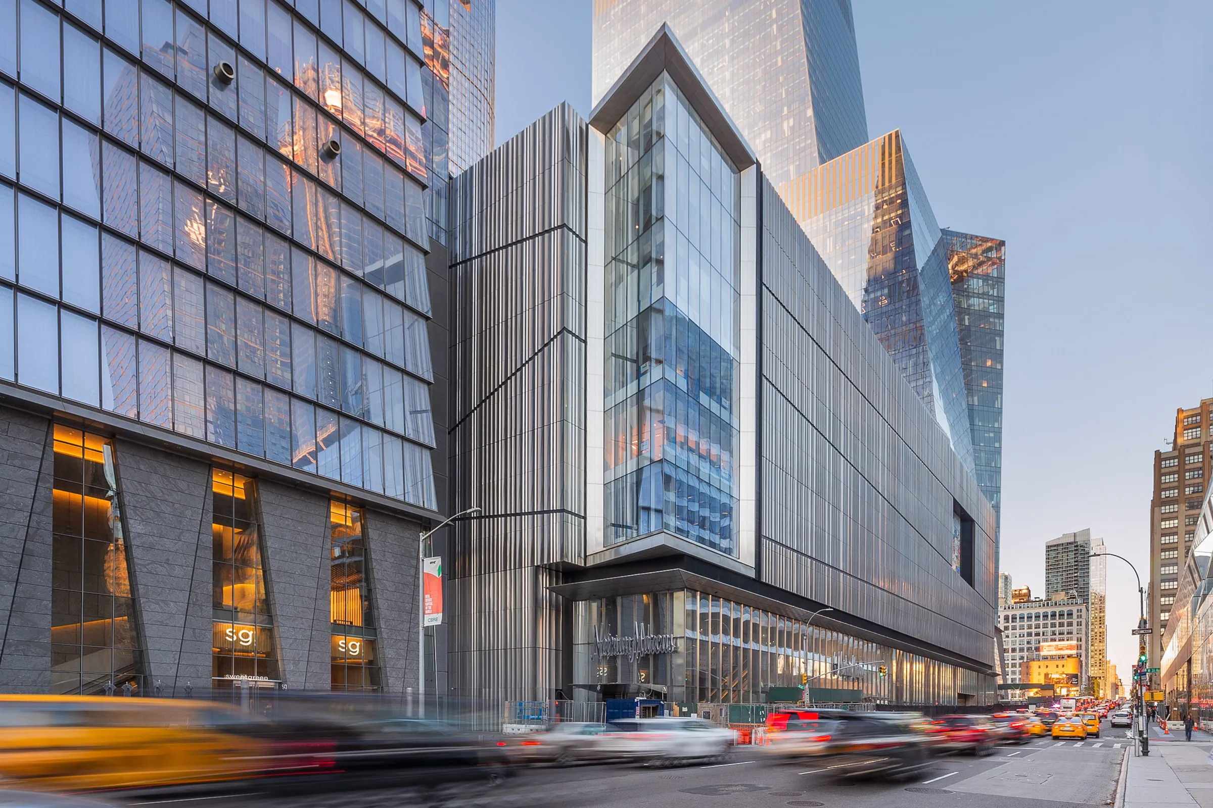 Glass towers at Hudson Yards