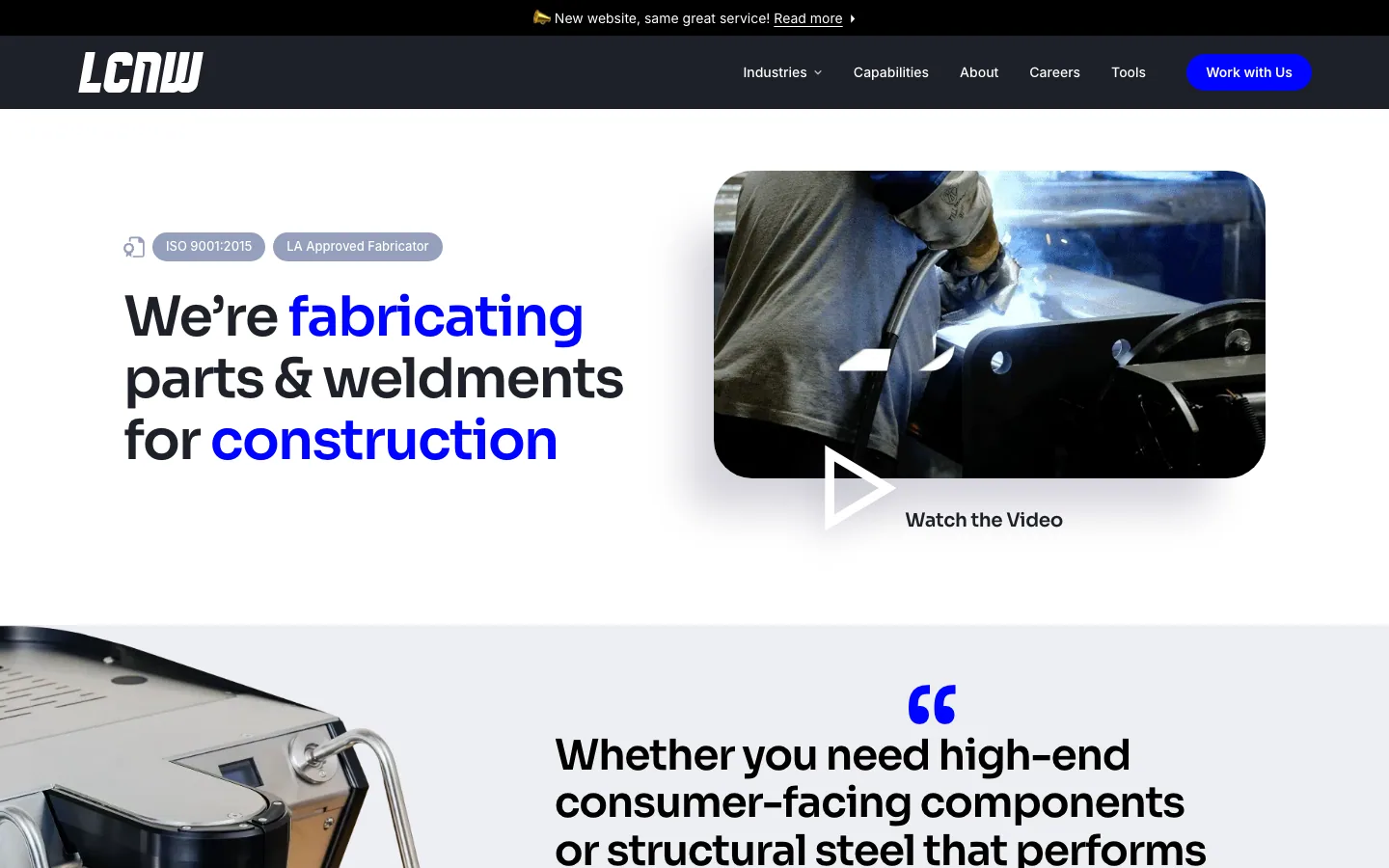 The LCNW website